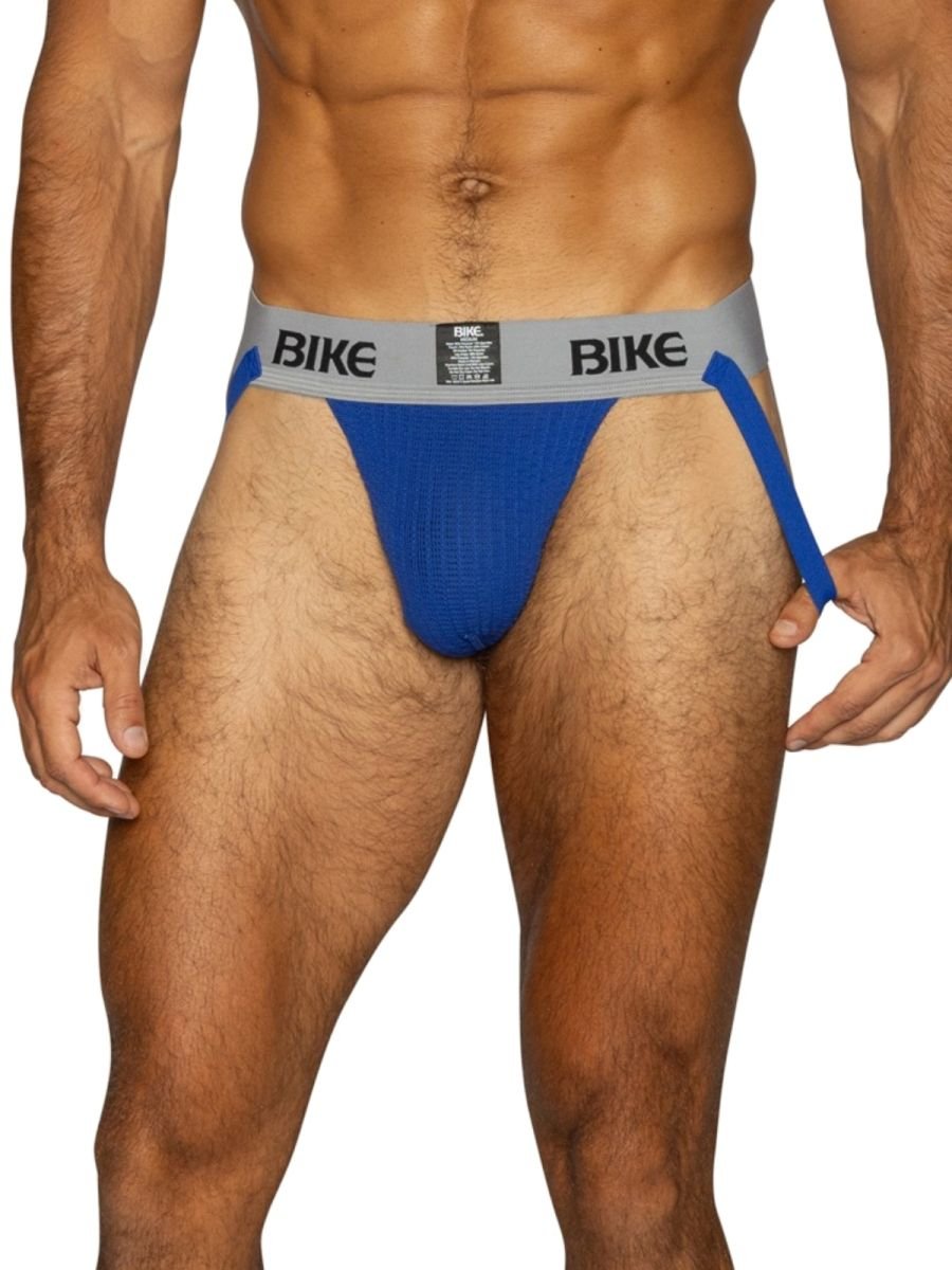 BIKE Athletic BAS304 Men's Underwear Classic Jockstrap Color Royal - Image 3