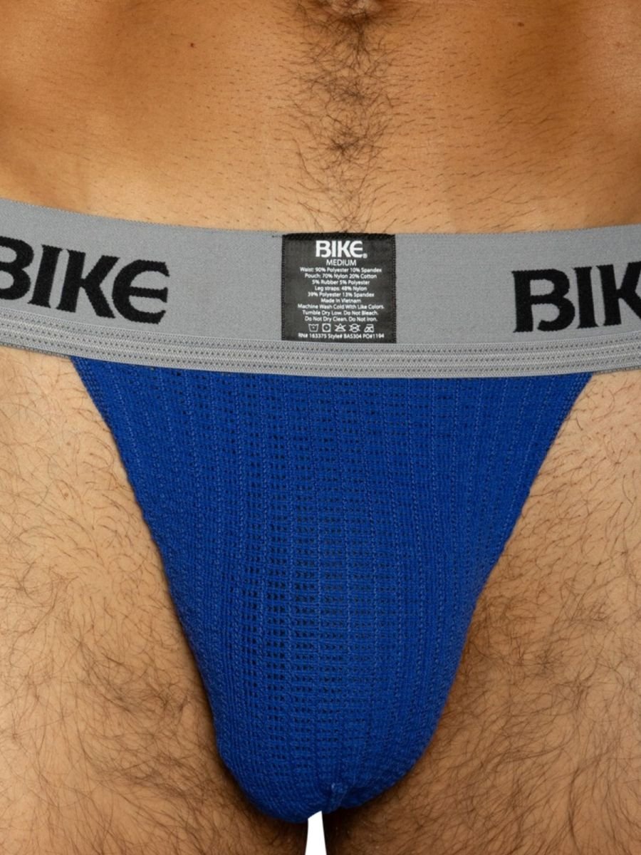 BIKE Athletic BAS304 Men's Underwear Classic Jockstrap Color Royal - Image 7
