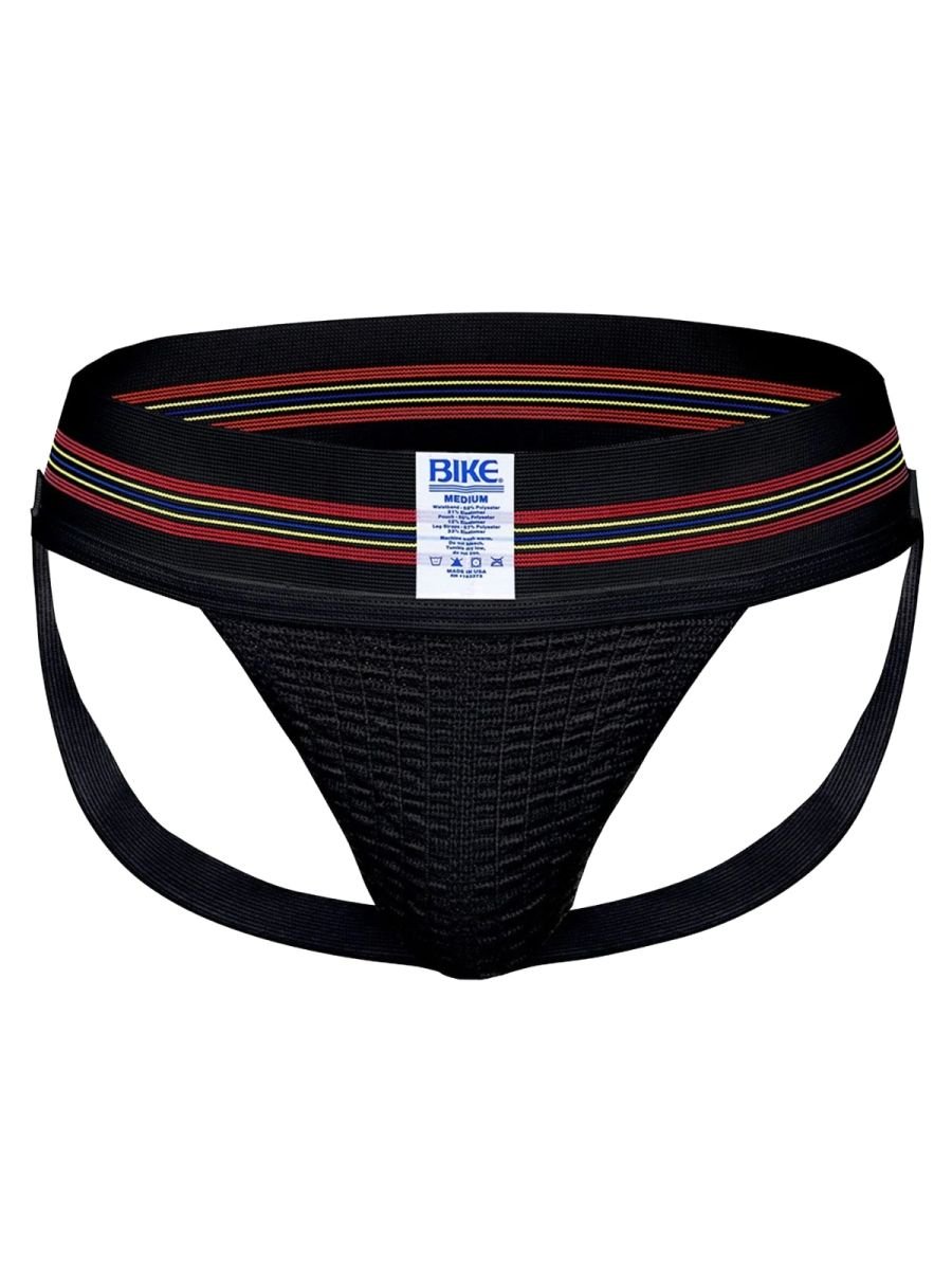 BIKE Athletic Men's Underwear BAS306 Original Number 10 Jockstrap - Color Color Black - Image 5