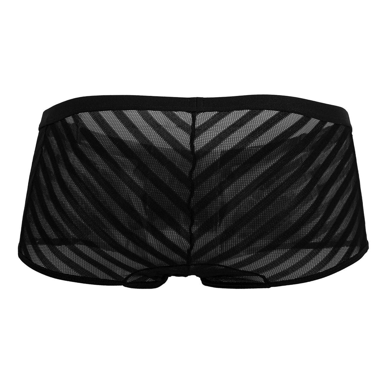 CandyMan Men's Underwear 99790 Mesh Trunks Color Black - Image 7