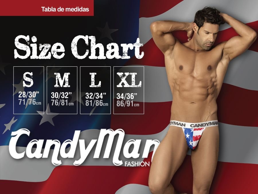 CandyMan Men's Underwear 99636 Mesh Trunks Color Black - Image 9