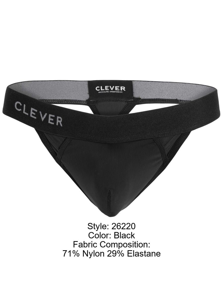 Clever 26220 Men's Underwear Marsella Thong Color Black - Image 8