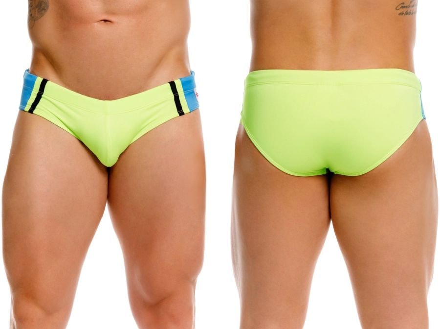 JOR Men's active and swimwear 2384 Wind Swim Briefs Color Green