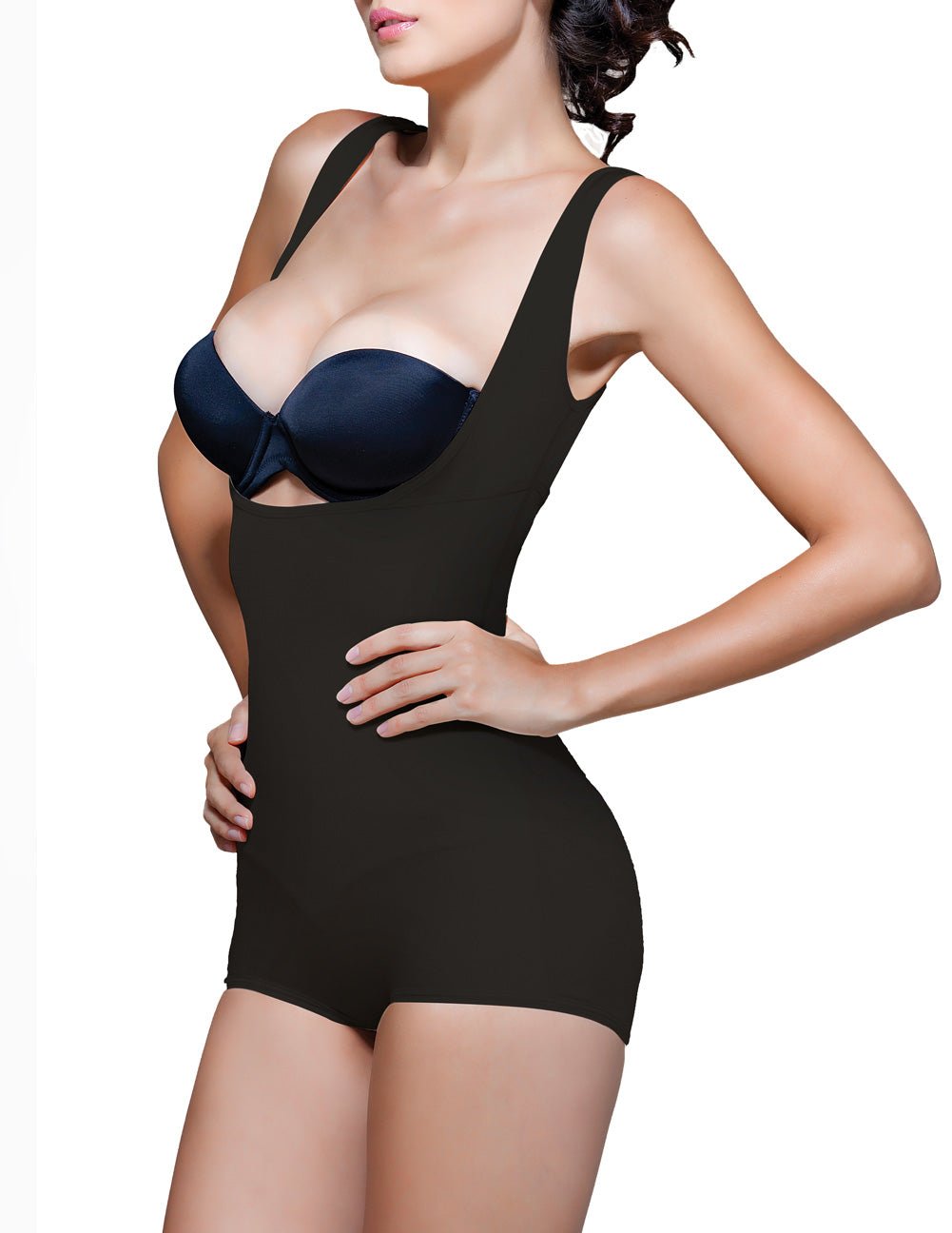 Vedette 138 Lillian High-back Underbust Body Shaper Color Black - Image 2
