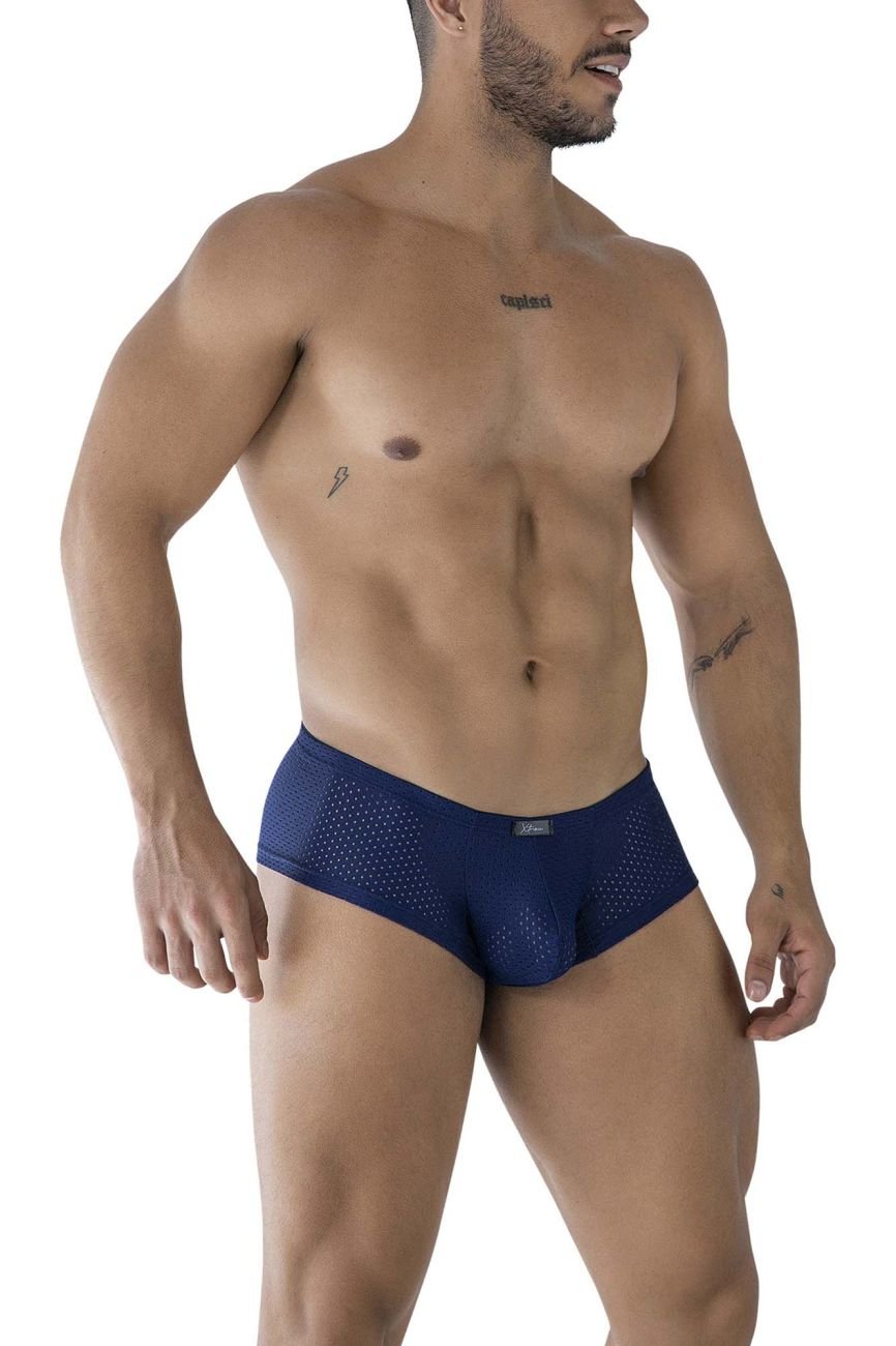 Xtremen Men's Underwear 91216B Microfiber Trunks Color Dark Blue - Image 4