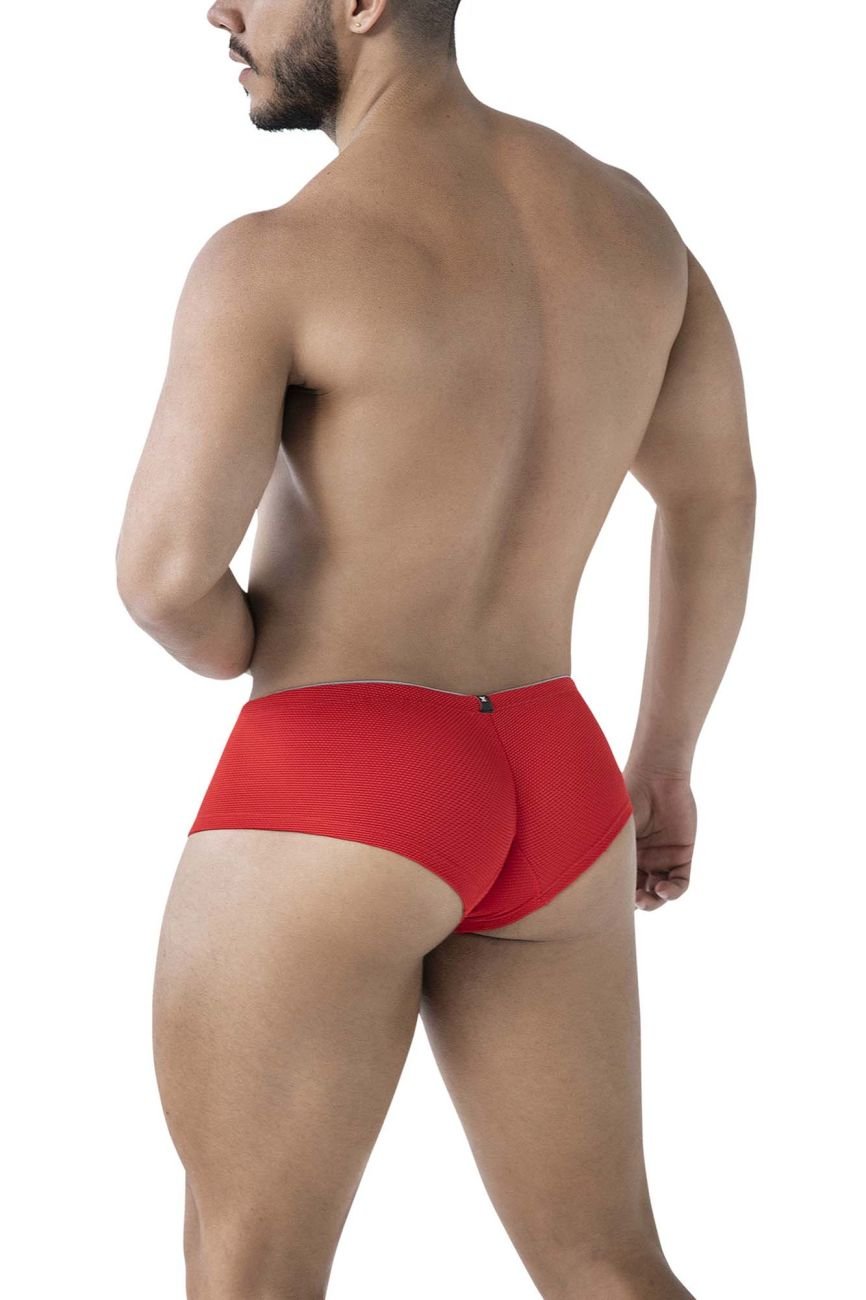 Xtremen Men's Underwear 91225 Microfiber Trunks Color Red - Image 3
