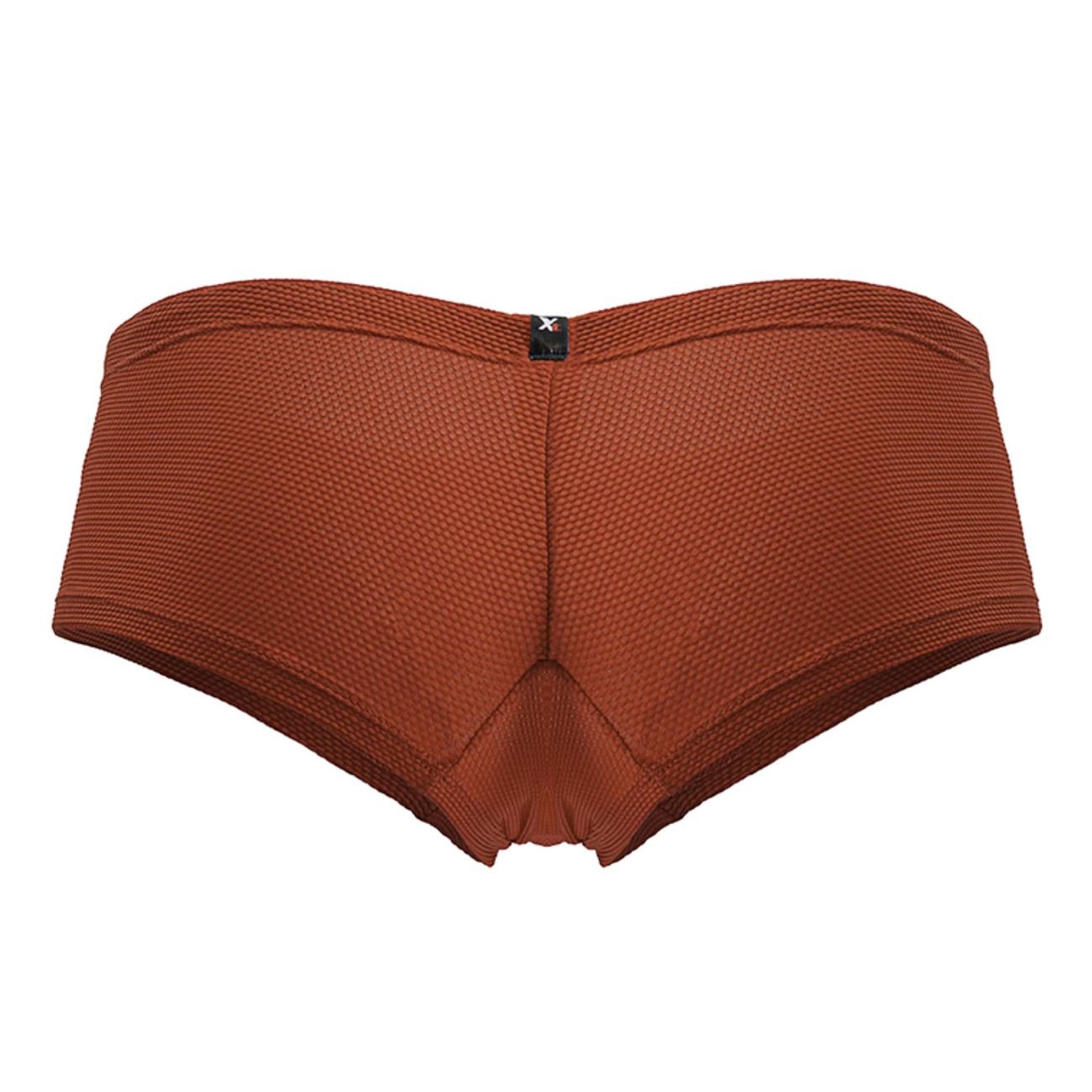 Xtremen Men's Underwear 91225 Microfiber Trunks Color Red - Image 7